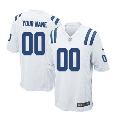 Youth Nike Indianapolis Colts Customized Limited White NFL Jersey