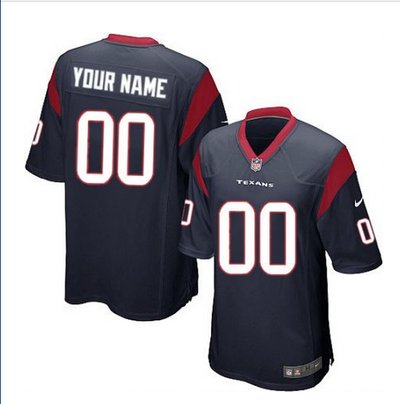 Youth Nike Houston Texans Customized Elite Navy Blue Team Color NFL Jersey Youth Nike Houston Texans Customized Elite Navy Blue Team Color NFL Jersey