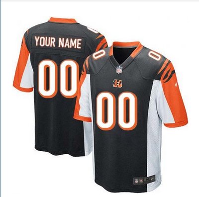 Youth Nike Cincinnati Bengals Customized Limited Black Team Color NFL Jersey Youth Nike Cincinnati Bengals Customized Limited Black Team Color NFL Jersey
