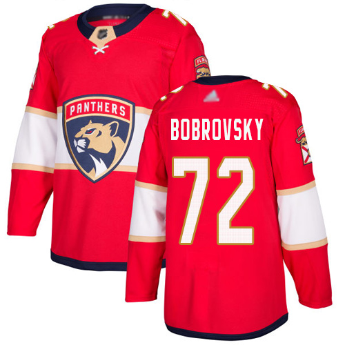 Panthers #72 Sergei Bobrovsky Red Home Authentic Stitched Hockey Jersey Panthers #72 Sergei Bobrovsky Red Home Authentic Stitched Hockey Jersey