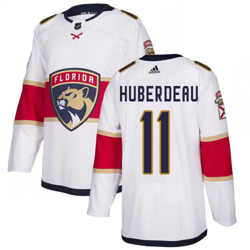 Adidas Panthers #11 Jonathan Huberdeau White Road Authentic Stitched NHL Jersey Adidas Panthers #11 Jonathan Huberdeau White Road Authentic Stitched NHL Jersey