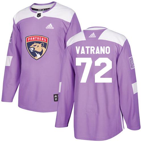 Adidas Panthers #72 Frank Vatrano Purple Authentic Fights Cancer Stitched NHL Jersey Adidas Panthers #72 Frank Vatrano Purple Authentic Fights Cancer Stitched NHL Jersey