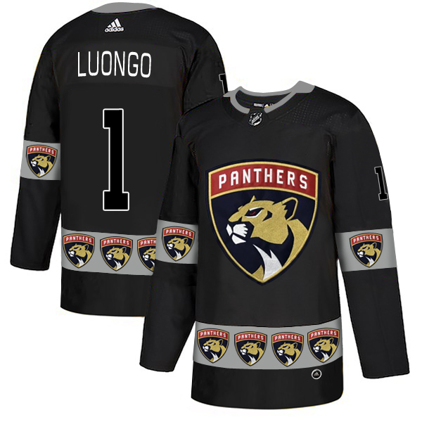 Panthers 1 Roberto Luongo Black Team Logos Fashion Adidas Jersey Panthers 1 Roberto Luongo Black Team Logos Fashion Adidas Jersey