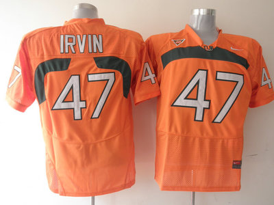 Hurricanes #47 Michael Irvin Orange Stitched NCAA Jerseys Hurricanes #47 Michael Irvin Orange Stitched NCAA Jerseys