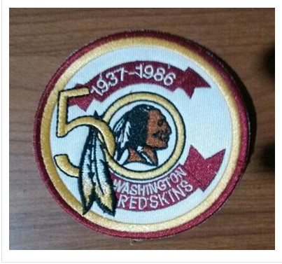 Stitched NFL Washington Redskins 1937-1986 50TH Patch