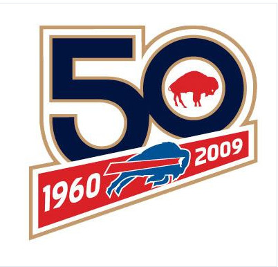 Stitched Buffalo Bills 50th Anniversary Jersey Patch