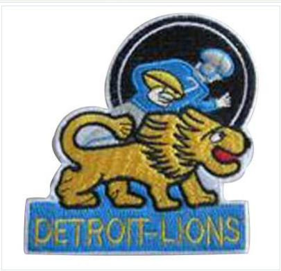 Stitched NFL Detroit Lions Throwback Patch