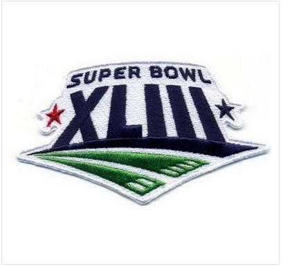 Stitched Super Bowl 43 XLIII Jersey Patch Pittsburgh Steelers vs Arizona Cardinals