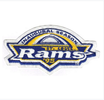 Stitched NFL 1995 Los Angeles Rams Inaugural NFL Season Jersey Patch