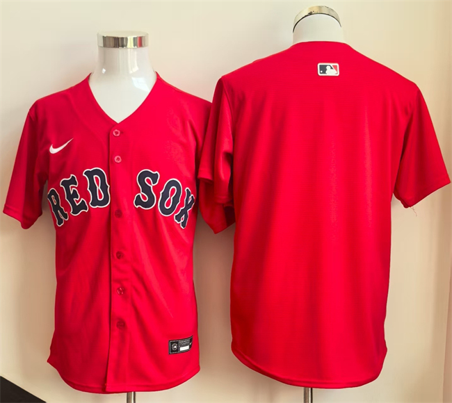 Men's Boston Red Sox Blank Red Limited Stitched Baseball Jersey Men's Boston Red Sox Blank Red Limited Stitched Baseball Jersey