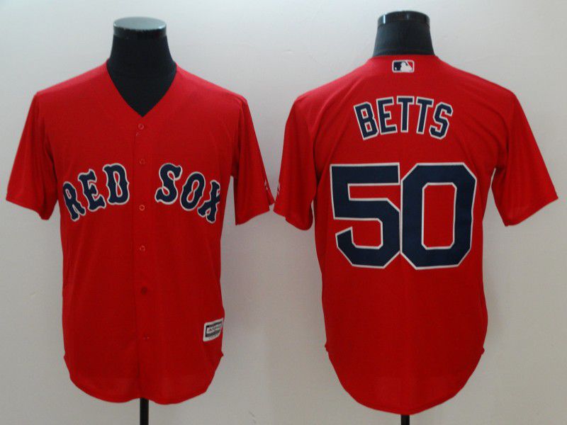 Men Boston Red Sox 50 Betts Red Game 2021 MLB Jersey Men Boston Red Sox 50 Betts Red Game 2021 MLB Jersey