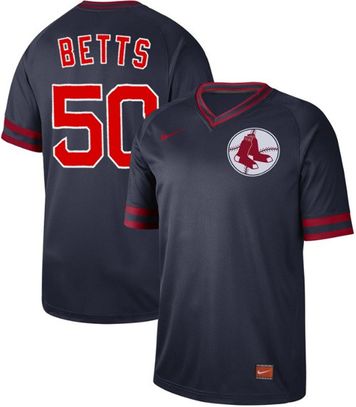 Red Sox #50 Mookie Betts Navy Authentic Cooperstown Collection Stitched Baseball Jersey Red Sox #50 Mookie Betts Navy Authentic Cooperstown Collection Stitched Baseball Jersey