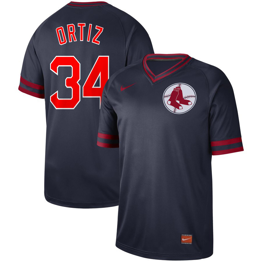 Red Sox 34 David Ortiz Black Throwback Jersey Red Sox 34 David Ortiz Black Throwback Jersey