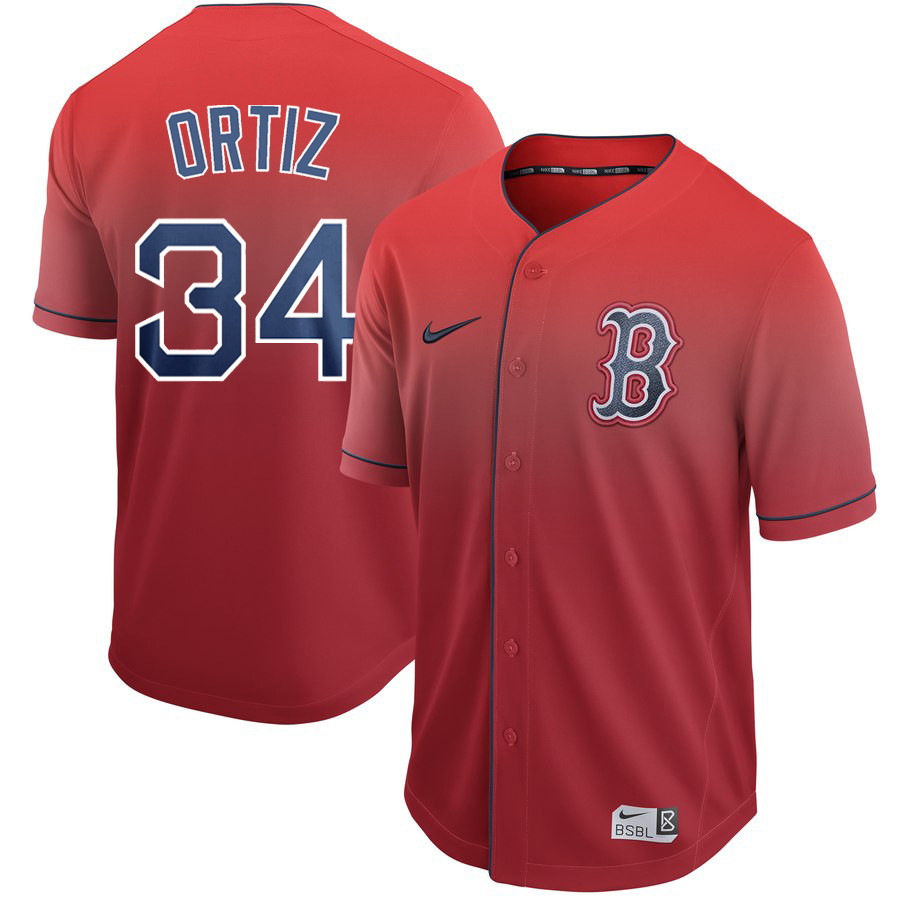 Red Sox 34 David Ortiz Red Drift Fashion Jersey Red Sox 34 David Ortiz Red Drift Fashion Jersey
