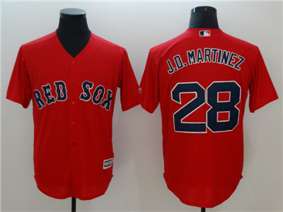 Red Sox #28 J.D. Martinez Red Cool Base Jersey Red Sox #28 J.D. Martinez Red Cool Base Jersey