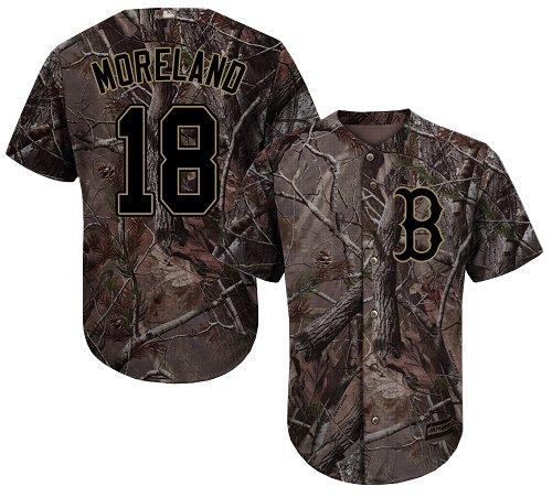 Red Sox #18 Mitch Moreland Camo Realtree Collection Cool Base Stitched Baseball Jersey Red Sox #18 Mitch Moreland Camo Realtree Collection Cool Base Stitched Baseball Jersey