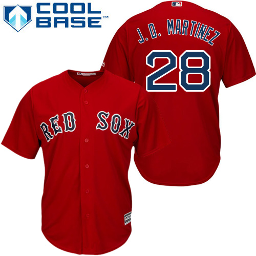 Red Sox #28 J. D. Martinez Red New Cool Base Stitched MLB Jersey Red Sox #28 J. D. Martinez Red New Cool Base Stitched MLB Jersey
