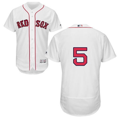 Red Sox #5 Allen Craig White Flexbase Authentic Collection Stitched MLB Jersey Red Sox #5 Allen Craig White Flexbase Authentic Collection Stitched MLB Jersey