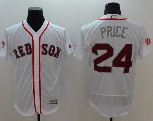 Red Sox #24 David Price White Fashion Stars & Stripes Flexbase Authentic Stitched MLB Jersey Red Sox #24 David Price White Fashion Stars & Stripes Flexbase Authentic Stitched MLB Jersey