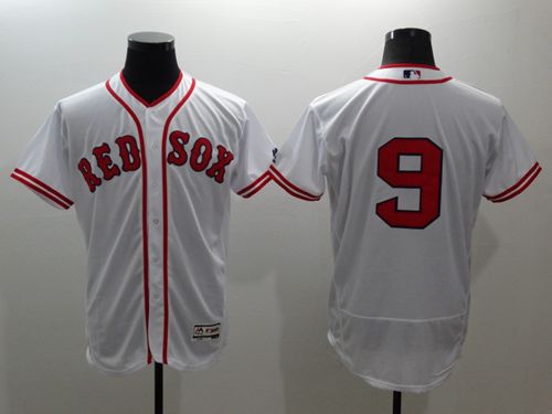 Red Sox #9 Ted Williams White Flexbase Authentic Collection Cooperstown Stitched MLB Jersey Red Sox #9 Ted Williams White Flexbase Authentic Collection Cooperstown Stitched MLB Jersey