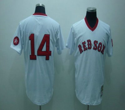 MLB Jerseys Boston Red Sox 14# JIM RICE white MLB Jerseys Boston Red Sox 14# JIM RICE white