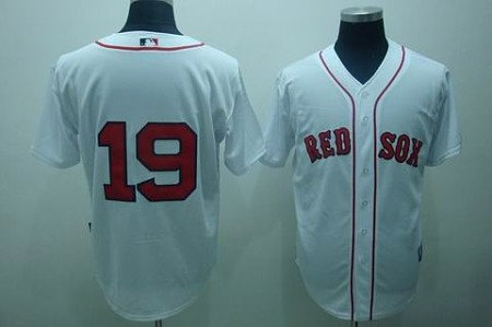 MLB Jerseys Boston Red Sox #19 beckett white (cool base) MLB Jerseys Boston Red Sox #19 beckett white (cool base)