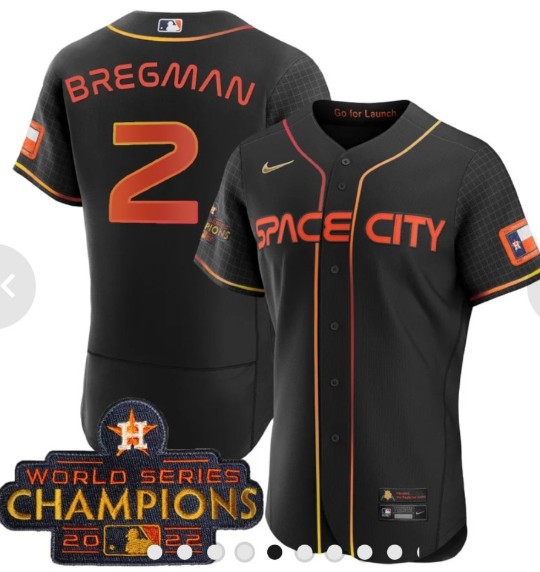 2023 Men’s Astros Space City #2 Alex Bregman Champions Flexbase Jersey 2023 Men’s Astros Space City #2 Alex Bregman Champions Flexbase Jersey
