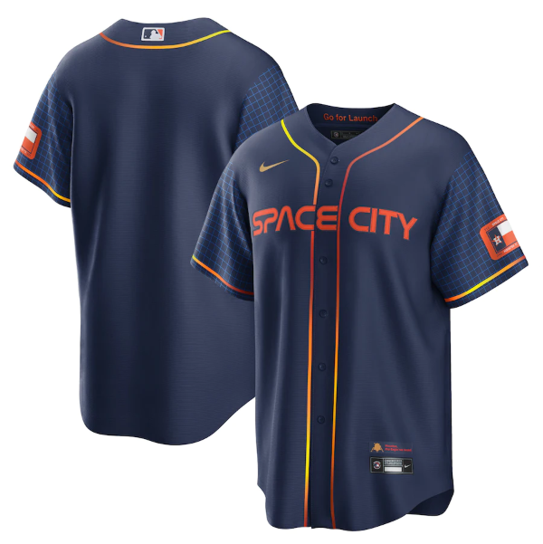 Men's Houston Astros Blank 2022 Navy City Connect Cool Base Stitched Jersey Men's Houston Astros Blank 2022 Navy City Connect Cool Base Stitched Jersey