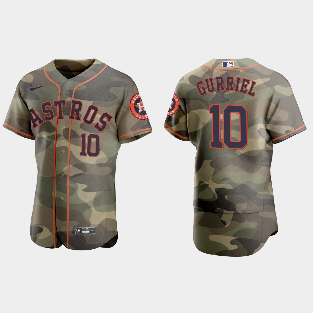 Houston Astros #10 Yuli Gurriel Men's Nike 2021 Armed Forces Day Authentic MLB Jersey -Camo Houston Astros #10 Yuli Gurriel Men's Nike 2021 Armed Forces Day Authentic MLB Jersey -Camo