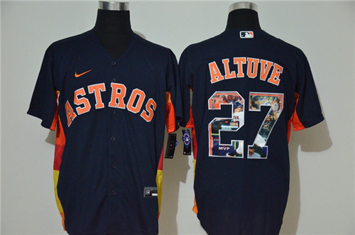Astros 27 Jose Altuve Navy Nike Cool Base Player Jersey Astros 27 Jose Altuve Navy Nike Cool Base Player Jersey