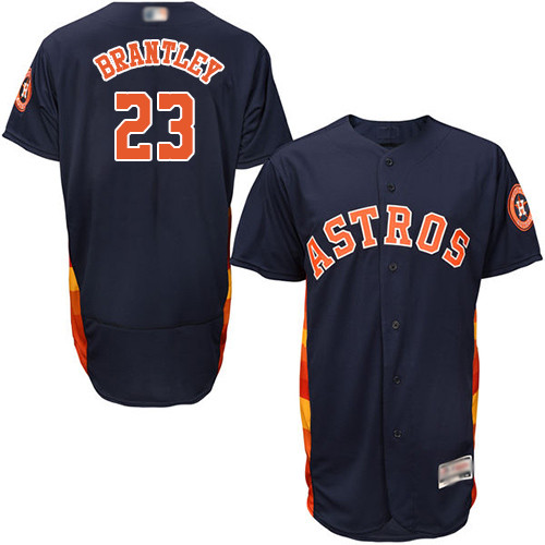 Astros #23 Michael Brantley Navy Blue Flexbase Authentic Collection Stitched Baseball Jersey Astros #23 Michael Brantley Navy Blue Flexbase Authentic Collection Stitched Baseball Jersey