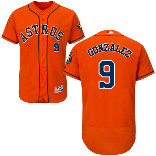 Astros #9 Marwin Gonzalez Orange Flexbase Authentic Collection Stitched MLB Jersey Astros #9 Marwin Gonzalez Orange Flexbase Authentic Collection Stitched MLB Jersey