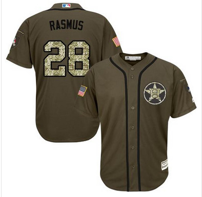 Astros #28 Colby Rasmus Green Salute to Service Stitched MLB Jersey Astros #28 Colby Rasmus Green Salute to Service Stitched MLB Jersey