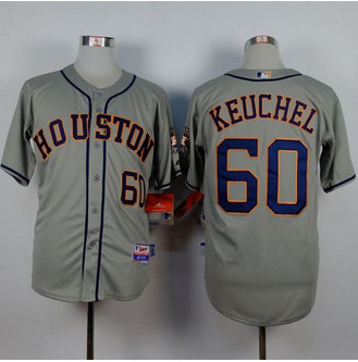 Houston Astros #60 Dallas Keuchel Grey Cool Base Stitched Baseball Jersey Houston Astros #60 Dallas Keuchel Grey Cool Base Stitched Baseball Jersey