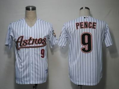 MLB Jerseys Houston Astros 9 Pence White MLB Jerseys Houston Astros 9 Pence White