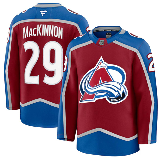 Men's Colorado Avalanche #29 Nathan MacKinnon Burgundy 2024-25 Home Stitched Jersey Men's Colorado Avalanche #29 Nathan MacKinnon Burgundy 2024-25 Home Stitched Jersey