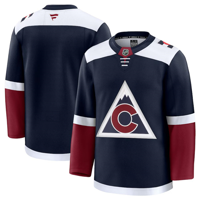 Men's Colorado Avalanche Blank Navy 2024-25 Alternate Stitched Jersey Men's Colorado Avalanche Blank Navy 2024-25 Alternate Stitched Jersey