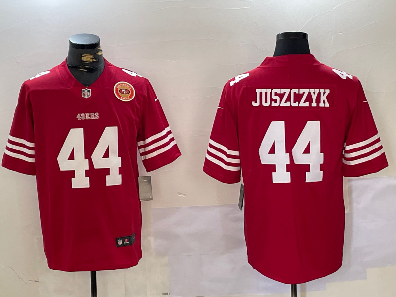 Men's San Francisco 49ers #44 Kyle Juszczyk Red Vapor Untouchable Limited Stitched Jerse 2 Men's San Francisco 49ers #44 Kyle Juszczyk Red Vapor Untouchable Limited Stitched Jerse 2