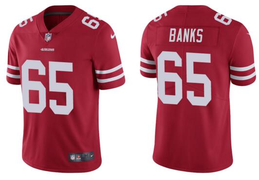 Nike 49ers 65 Aaron Banks Red Vapor Untouchable Limited Jersey Nike 49ers 65 Aaron Banks Red Vapor Untouchable Limited Jersey