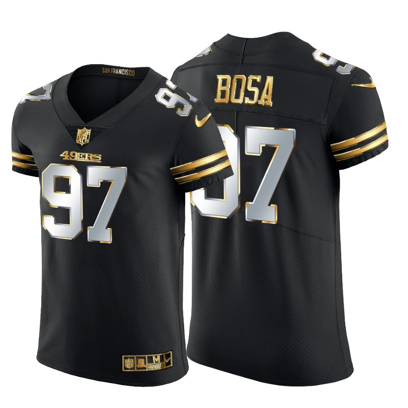 San Francisco 49ers #97 Nick Bosa Men's Nike Black Edition Vapor Untouchable Elite NFL Jersey San Francisco 49ers #97 Nick Bosa Men's Nike Black Edition Vapor Untouchable Elite NFL Jersey