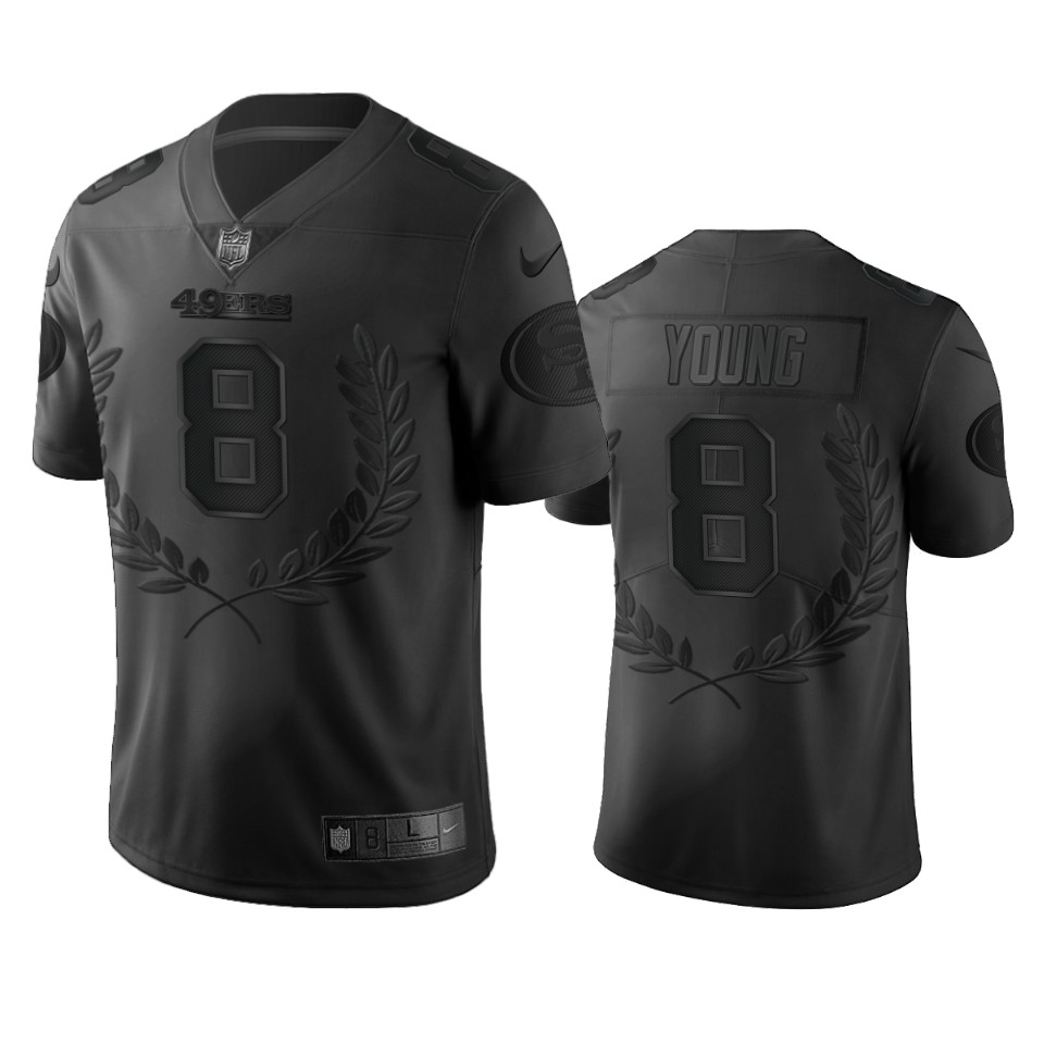 San Francisco 49ers #8 Steve Young Men's Nike Black NFL MVP Limited Edition Jersey San Francisco 49ers #8 Steve Young Men's Nike Black NFL MVP Limited Edition Jersey