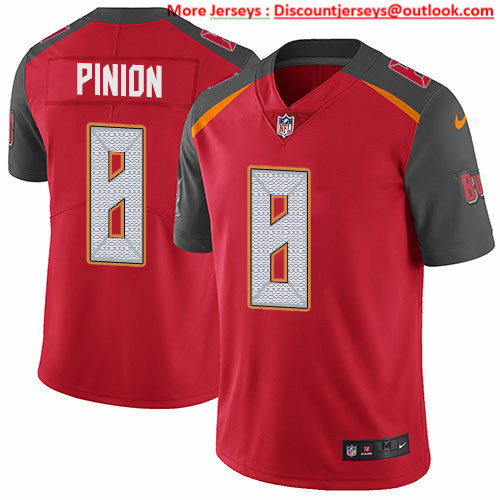 Nike Buccaneers #8 Bradley Pinion Red Team Color Men's Stitched NFL Vapor Untouchable Limited Jersey Nike Buccaneers #8 Bradley Pinion Red Team Color Men's Stitched NFL Vapor Untouchable Limited Jersey