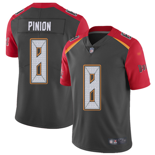 Nike Buccaneers #8 Bradley Pinion Gray Men's Stitched NFL Limited Inverted Legend Jersey Nike Buccaneers #8 Bradley Pinion Gray Men's Stitched NFL Limited Inverted Legend Jersey