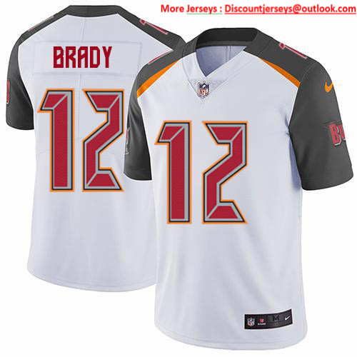 Nike Buccaneers #12 Tom Brady White Men's Stitched NFL Vapor Untouchable Limited Jersey Nike Buccaneers #12 Tom Brady White Men's Stitched NFL Vapor Untouchable Limited Jersey