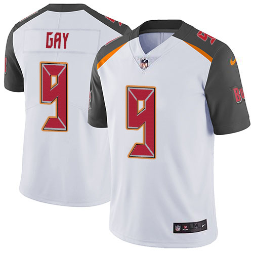 Nike Buccaneers #9 Matt Gay White Men's Stitched NFL Vapor Untouchable Limited Jersey Nike Buccaneers #9 Matt Gay White Men's Stitched NFL Vapor Untouchable Limited Jersey