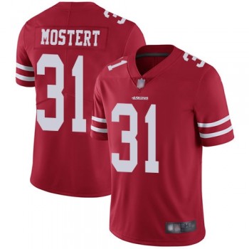 Nike 49ers 31 Raheem Mostert Red Vapor Untouchable Limited Jersey Nike 49ers 31 Raheem Mostert Red Vapor Untouchable Limited Jersey