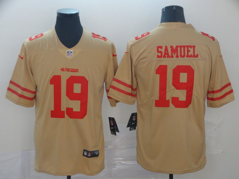 Nike 49ers 19 Deebo Samuel Cream Inverted Legend Limited Jersey Nike 49ers 19 Deebo Samuel Cream Inverted Legend Limited Jersey