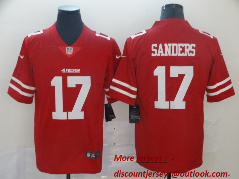 Nike 49ers 17 Emmanuel Sanders Red Vapor Untouchable Limited Jesey Nike 49ers 17 Emmanuel Sanders Red Vapor Untouchable Limited Jesey