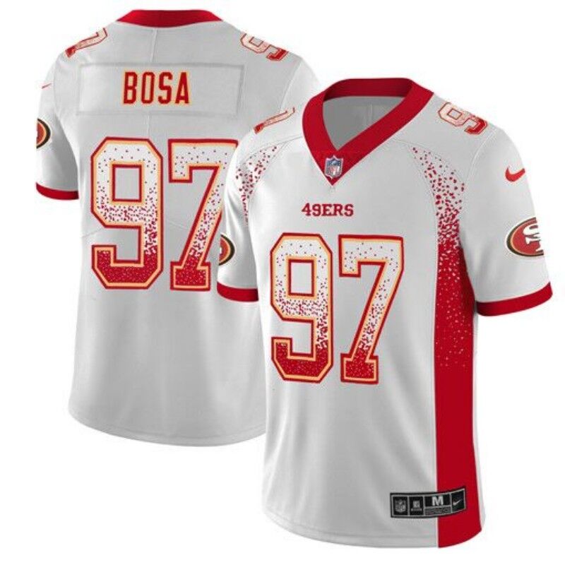 Nike 49ers 97 Nick Bosa White Drift Fashion Limited Jersey Nike 49ers 97 Nick Bosa White Drift Fashion Limited Jersey