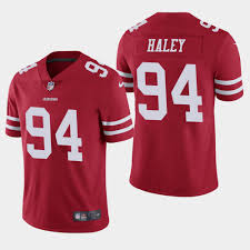 NFL 49ers #94 Charles Haley Vapor Limited Red Color Jerseys NFL 49ers #94 Charles Haley Vapor Limited Red Color Jerseys